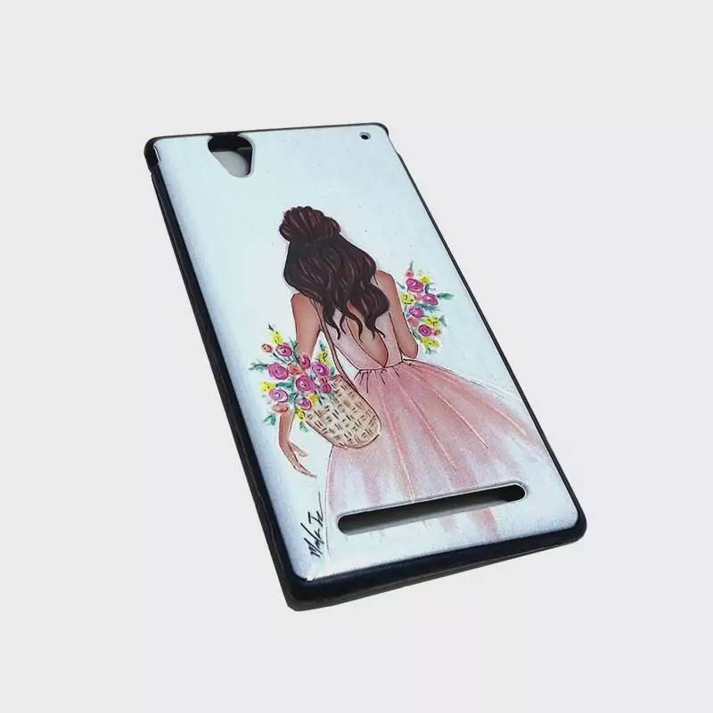 قاب گوشی موبایل سونیSONY XPERIA T2-t2.مدل دختر