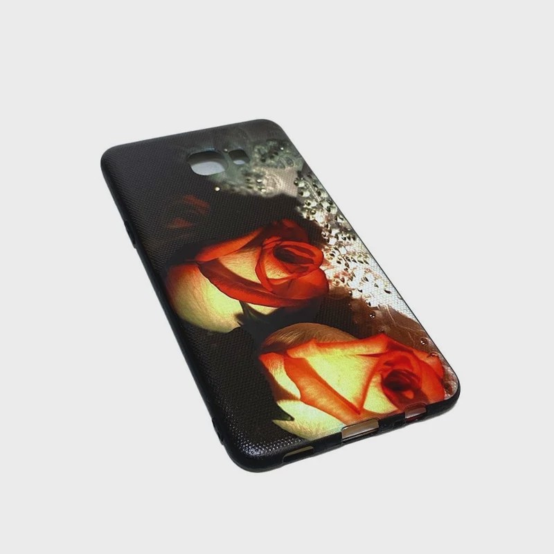 قاب گوشی موبایل سامسونگ c7-c7 proپرو.مدل گل رز