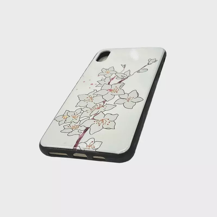 قاب موبایل اپلxs max-ایفون ایکس مکس-ایفونxs max.مدل شکوفه