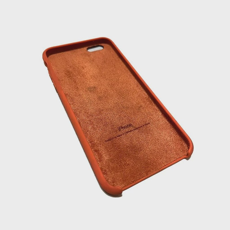 قاب گوشی موبایل اپل6پلاس-ایفون6پلاس-6s plus.مدل سیلیکن داخل نمد