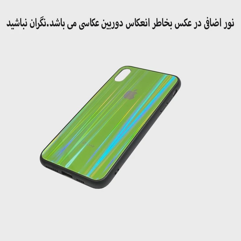 قاب موبایل اپلxs max-ایفونxs max.مدل پشت شیشه ای