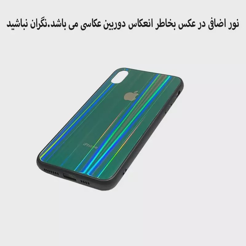 قاب موبایل اپلxs max-ایفونxs max.مدل پشت شیشه ای2