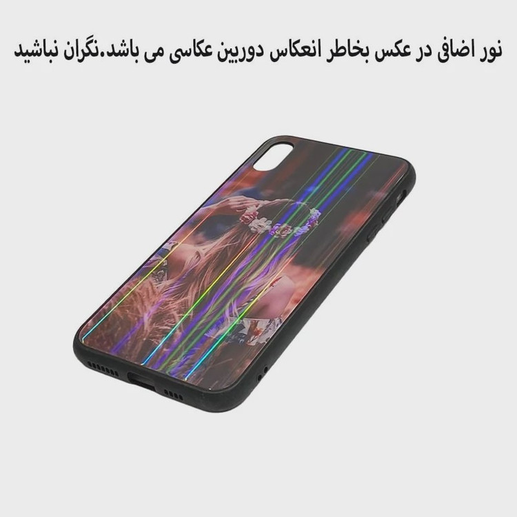 قاب موبایل اپلxs max-ایفونxs max.مدل پشت شیشه ای5