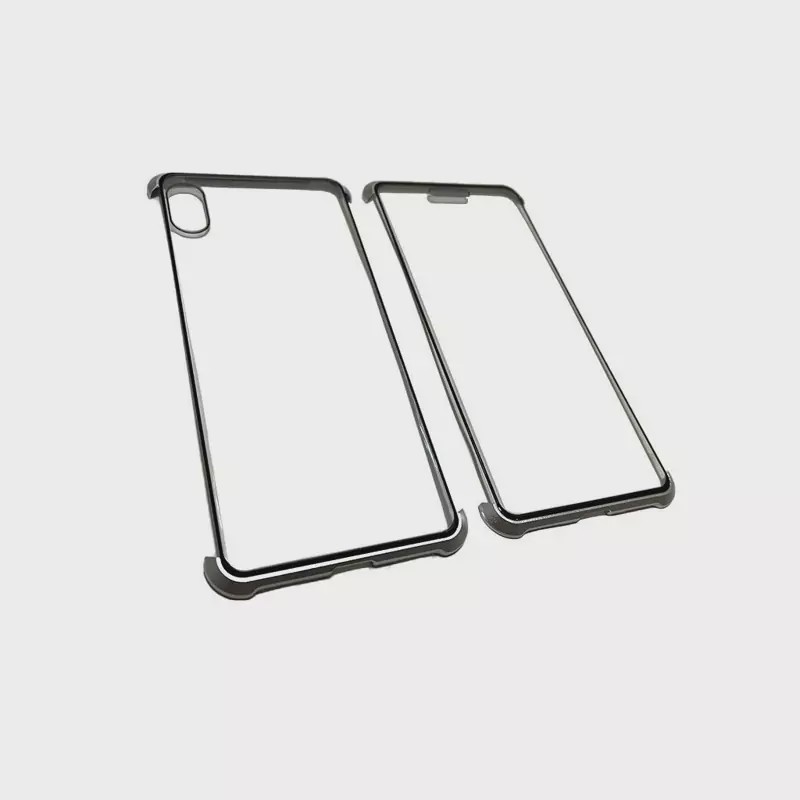 قاب موبایل اپلxs max--ایفونxs max.مدل اورجینال شیشه مگنتی