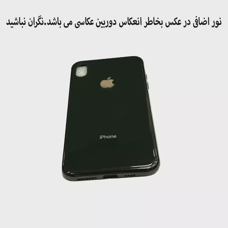 قاب موبایل اپلxs max-ایفونxs max.مدل پشت گلس اورجینال