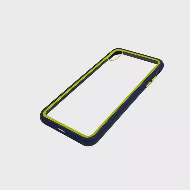 قاب موبایل اپلxs max-ایفونxs max.مدل پشت شفاف2
