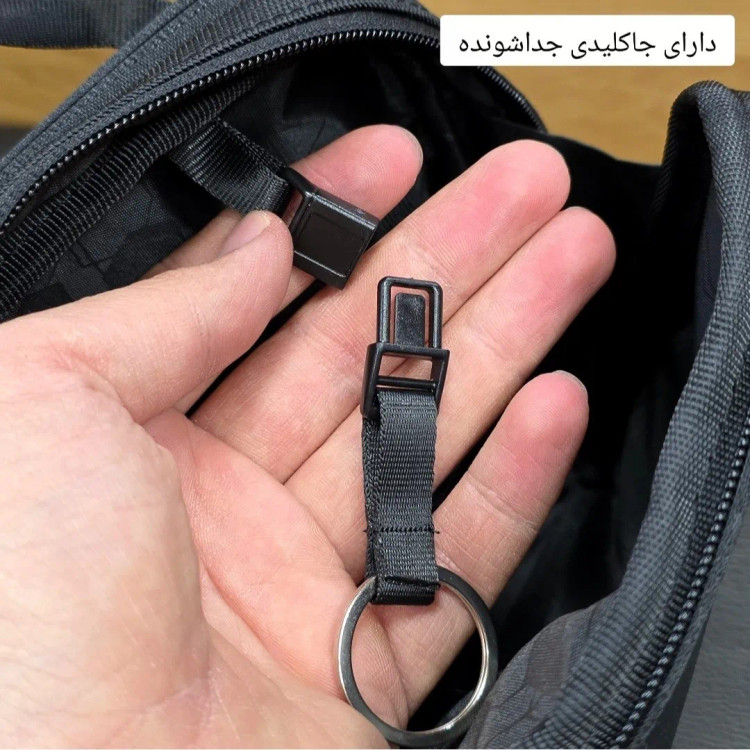 کیف دوشی کوچک اسپرت پارچه اسکین خارجی دو خانه (2)