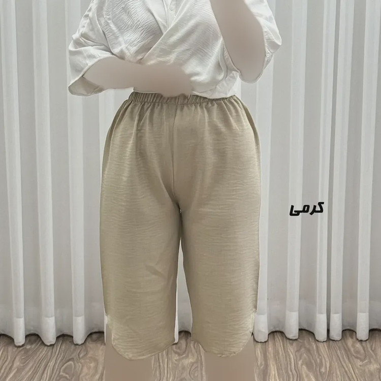شلوارک زنانه راحتی مدل صوفیا فری سایز مناسب تا سایز 46