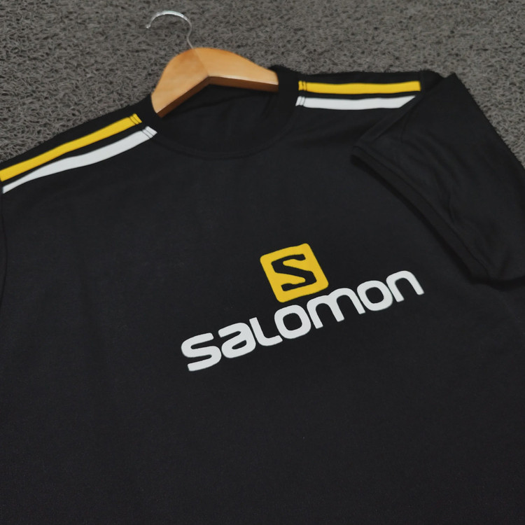 ست تیشرت و شلوار مردانه مدل SALOMON جنس پارچه زهره رنگ مشکی