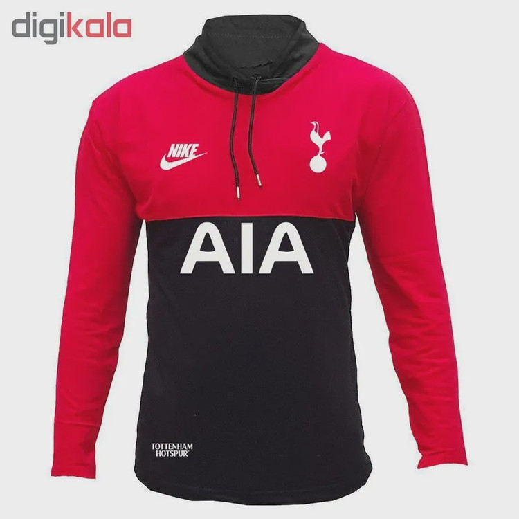 تیشرت آستین بلند مردانه طرح تاتنهام جودون یقه ایستاده L XL 2XL