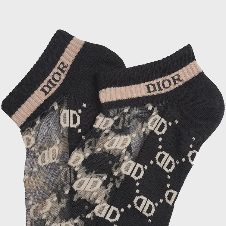 جوراب زنانه مچی توری طرح DIOR فری سایز