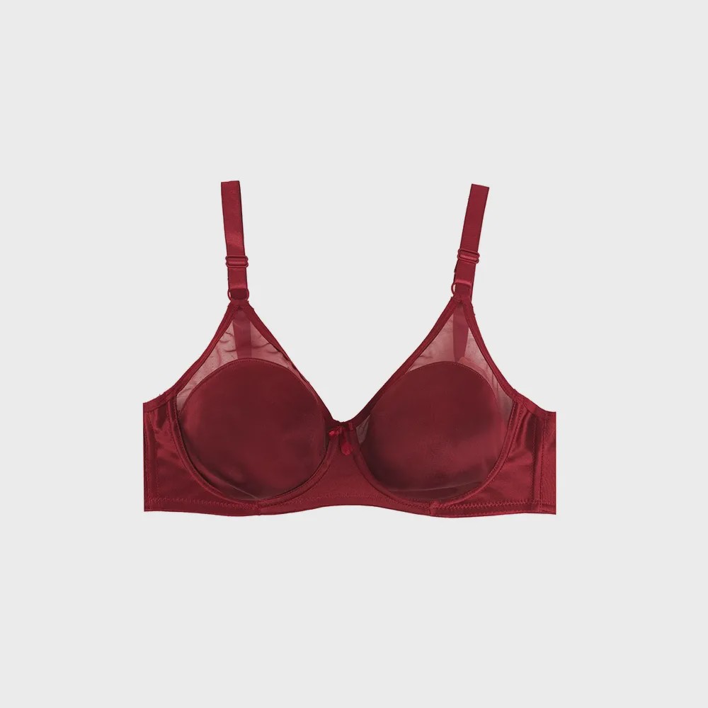 سوتین فنردار پرلون حریر انوشه سایز 75 تا 90