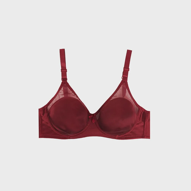 سوتین فنردار پرلون حریر انوشه سایز 75 تا 90