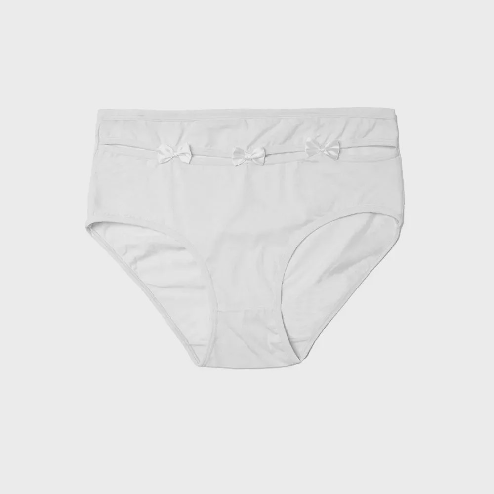شورت زنانه اسلیپ نخی بانوسایز 3XL جلو سه پاپیون