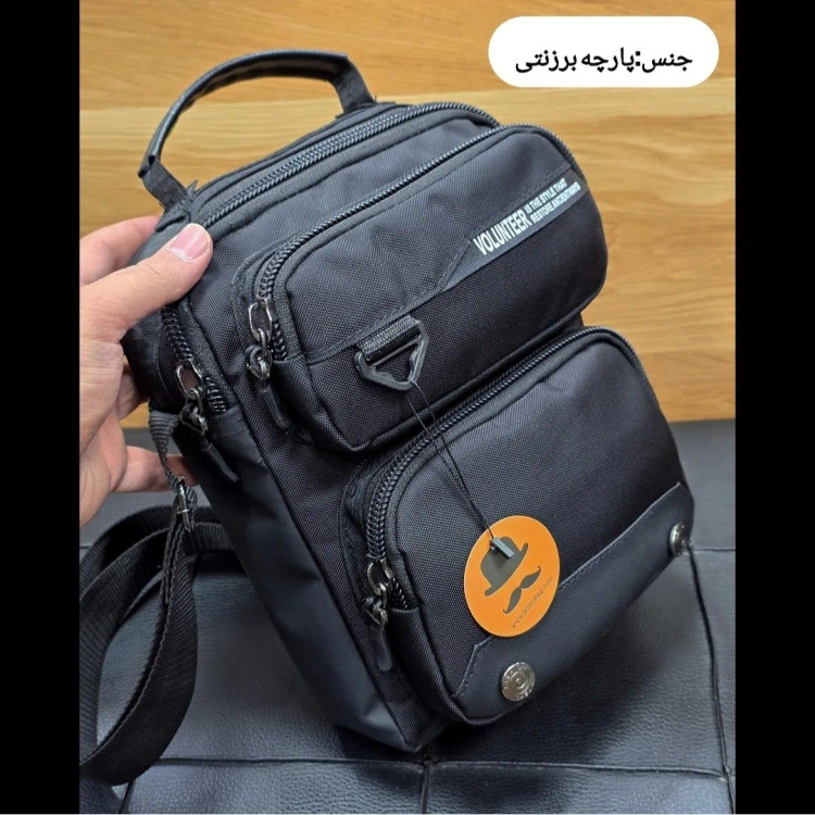 کیف دوشی دستی اسپرت برزنتی پارچه ای خارجی جیب دار (2)