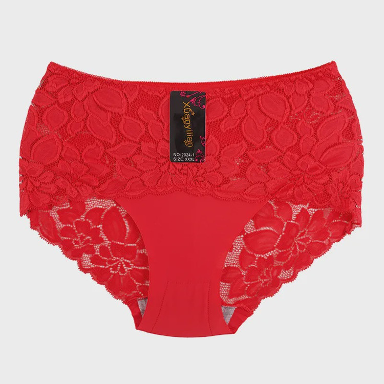 شورت اسلیپ زنانه دانتل و لیزری بغل پهن سایز 2XL 3XL 4XL