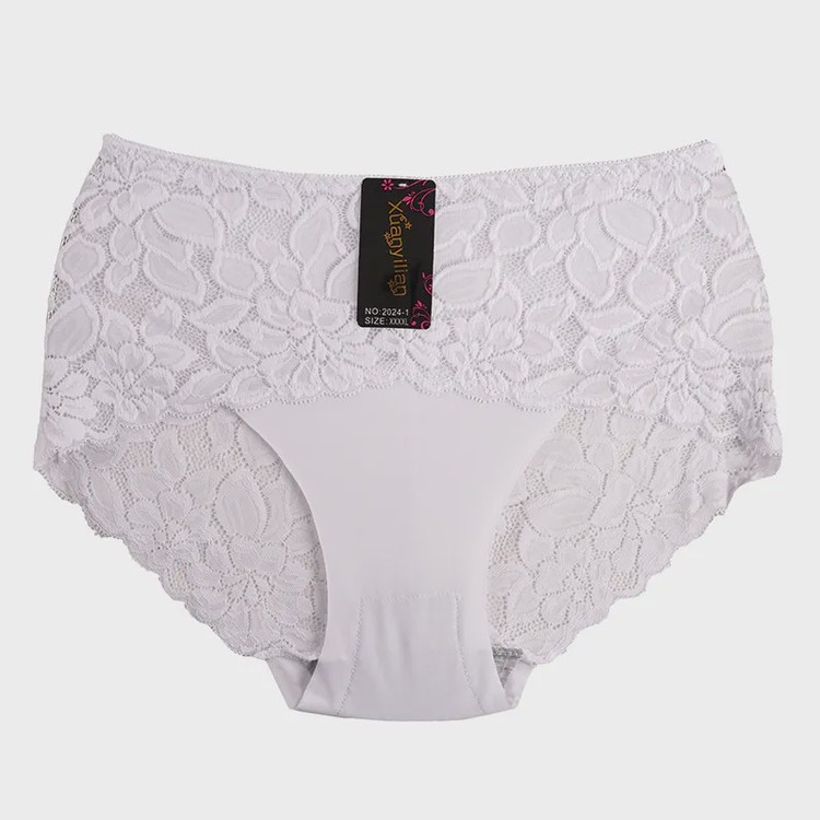 شورت اسلیپ زنانه دانتل و لیزری بغل پهن سایز 2XL 3XL 4XL