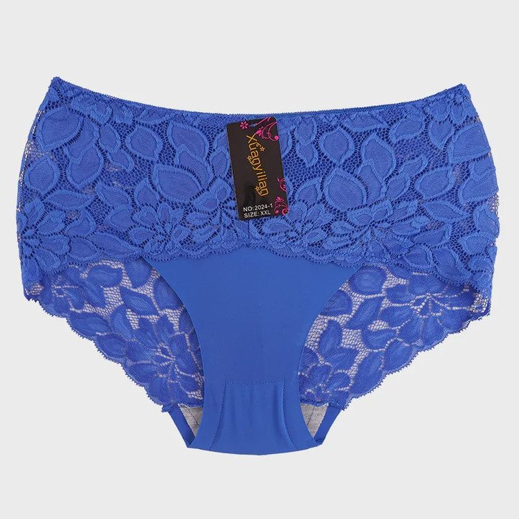 شورت اسلیپ زنانه دانتل و لیزری بغل پهن سایز 2XL 3XL 4XL