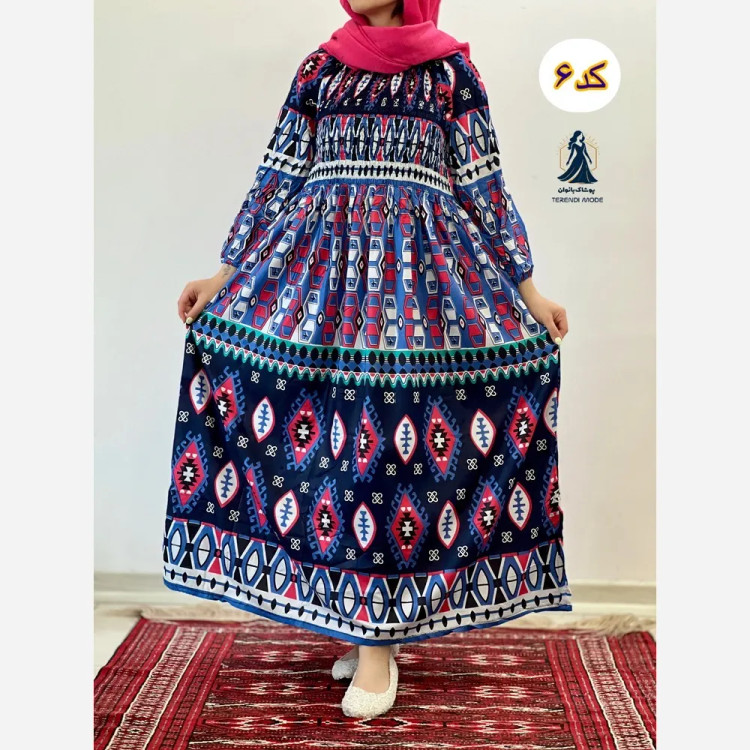ساحلی کریشه هندی نخ وارداتی فری سایز کش دوزی شده (2)