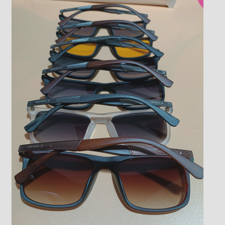 عینک آفتابی مردانه دیزل DESELZ آیتم 2317 استاندارد UV400 مناسب صورت متوسط و بزرگ 5 رنگ جذاب