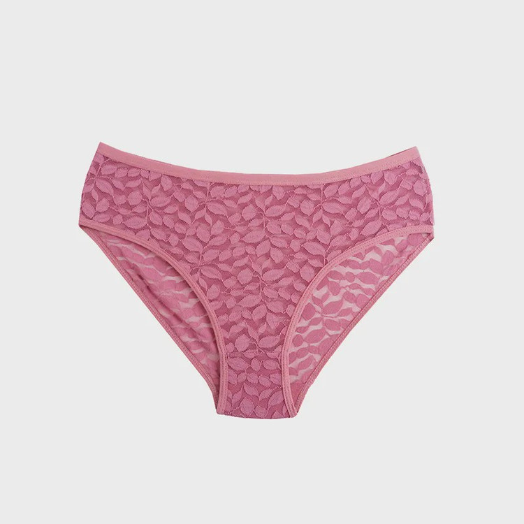 شورت اسلیپ زنانه گیپور طرح برگ سایز XL و XXL