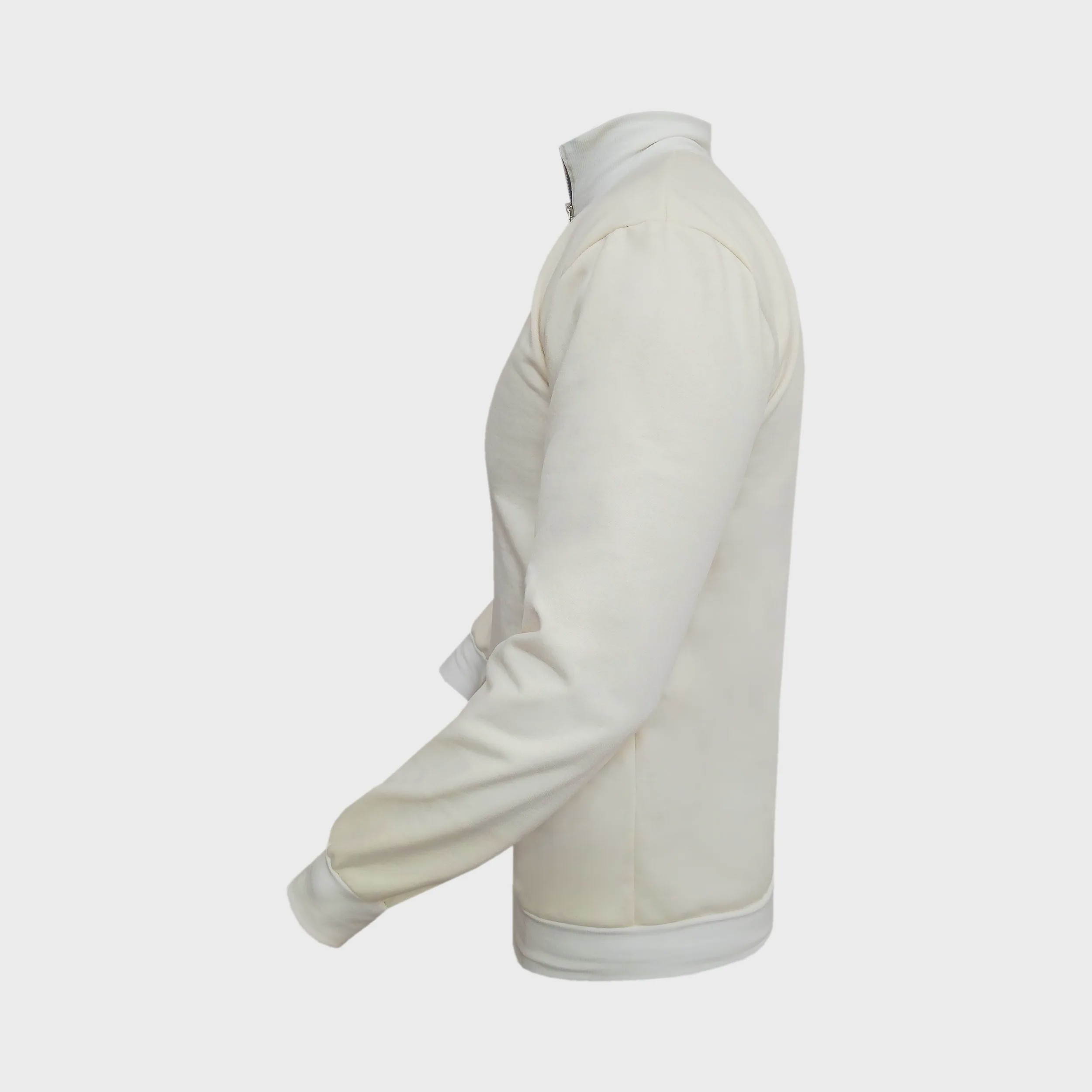 هودی نیم زیپ مردانه دورس اسپان کرم طرح bmw مدلd754