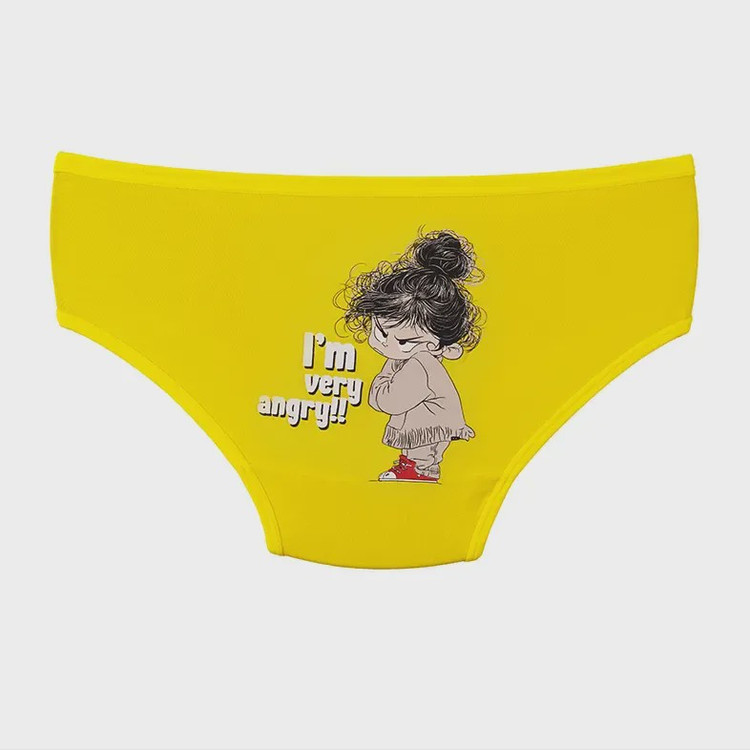 شورت اسلیپ نخی زنانه بانوج طرح دختر سایز XL