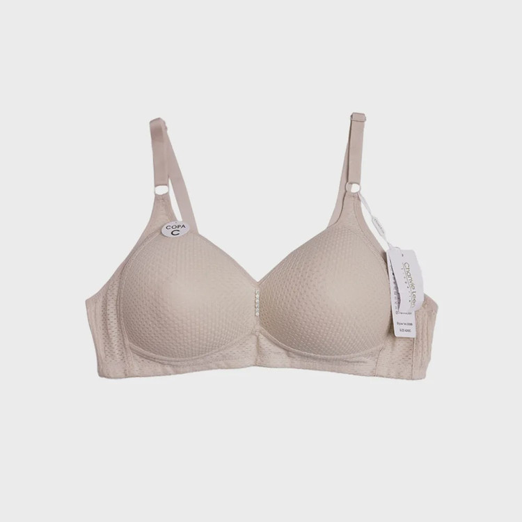 سوتین اسفنجی سوزنی بدون فنر کاپ C برند Chanvie Leen چانوی لین سایز 80 تا 95