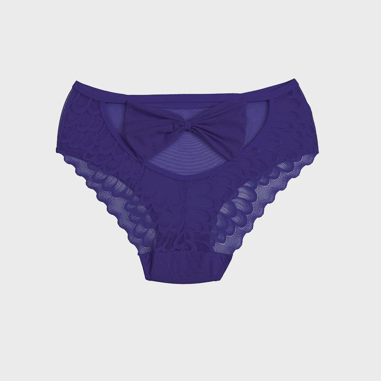 شورت زنانه پشت پاپیون گیپور طاووسی بانوسایز free size
