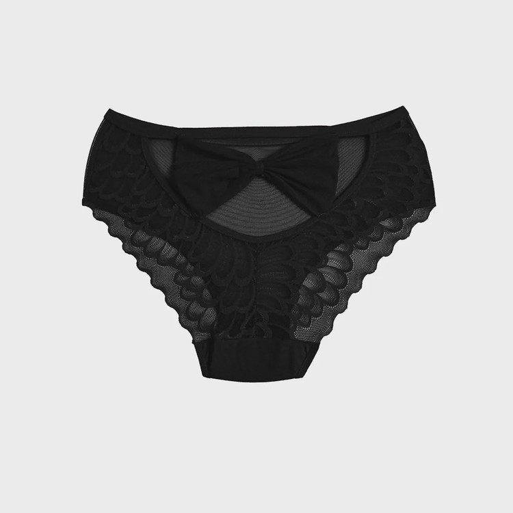 شورت زنانه پشت پاپیون گیپور طاووسی بانوسایز free size