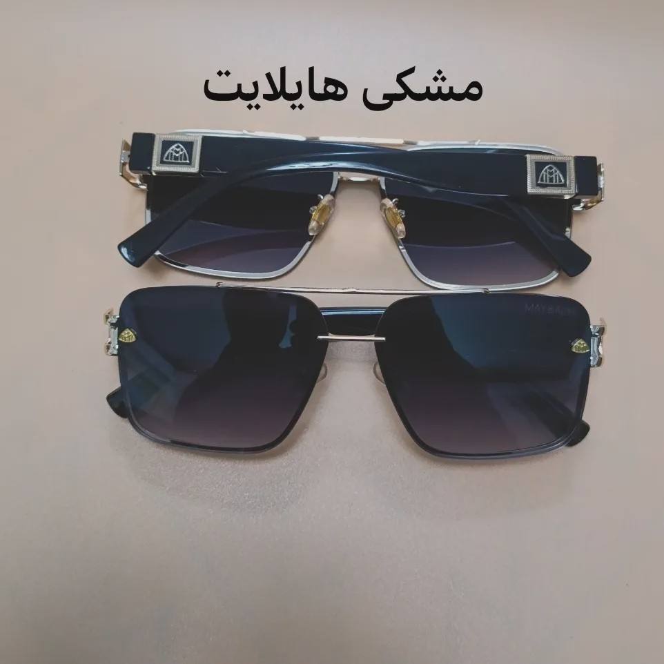 عینک مردانه میباخ آلمانی UV 400 لوکس ترکیب فلز و کائوچو مناسب صورت متوسط و بزرگ