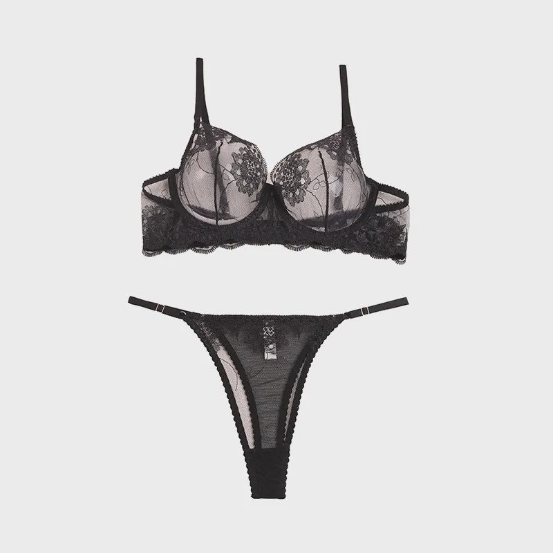 ست شورت و سوتین تور فنردار ژینا سایز 75 تا 90