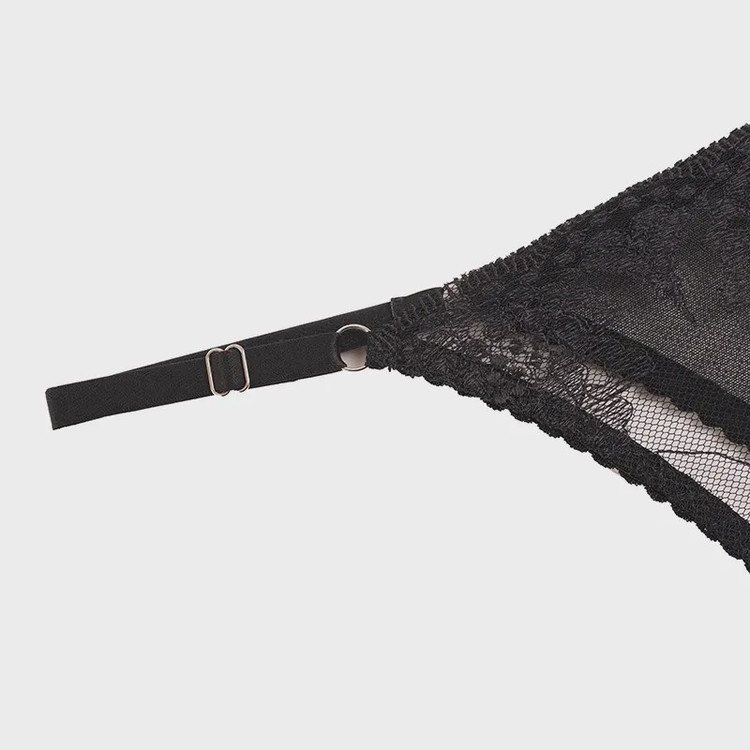 ست شورت و سوتین تور فنردار ژینا سایز 75 تا 90