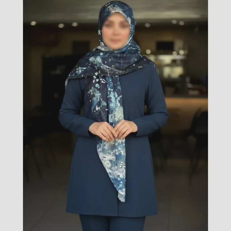 روسری نخ طرح زحل مناسب تیپ اسپرت و مجلسی