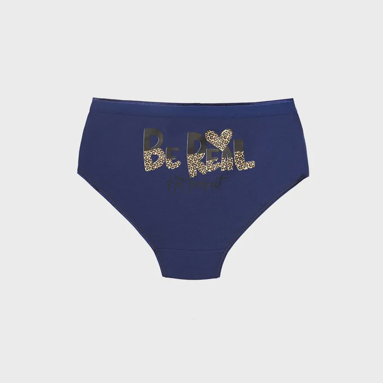 شورت زنانه اسلیپ پشت چاپی طرح bereal برند نارین سایز 2XL نخ و پنبه