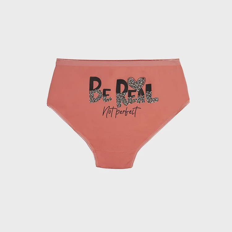 شورت زنانه اسلیپ پشت چاپی طرح bereal برند نارین سایز 2XL نخ و پنبه