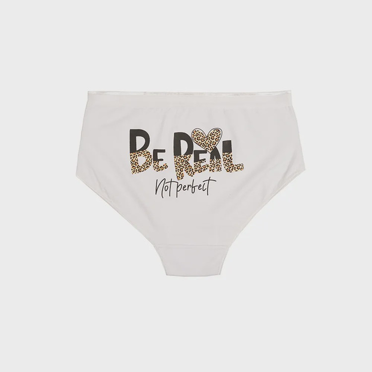شورت زنانه اسلیپ پشت چاپی طرح bereal برند نارین سایز 2XL نخ و پنبه