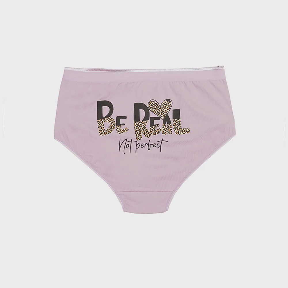 شورت زنانه اسلیپ پشت چاپی طرح bereal برند نارین سایز 2XL نخ و پنبه
