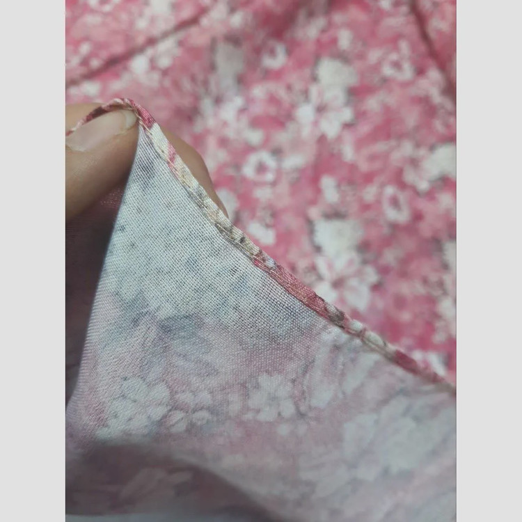 روسری نخ کاستوم طرح نسترن سایز 140 شیک و پوش