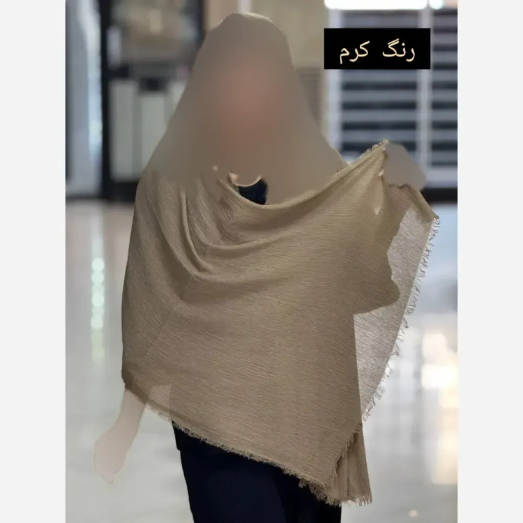 شال زنانه ریزپلیسه برشکا قواره دار تابستانه بسیار نرم و لطیف (2)