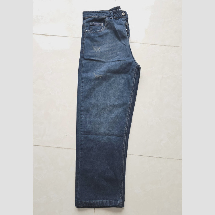 شلوار جین بگ مردانه رنگ شست کثیف سایز 42 تا 50