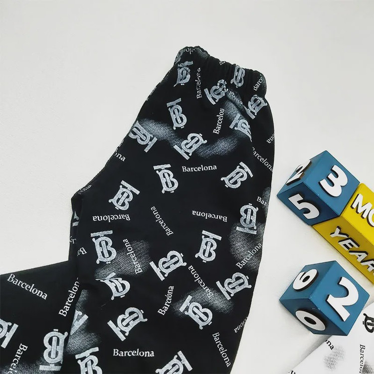 بلوز شلوار پسرانه طرح بارسلونا جنس پنبه اسپان