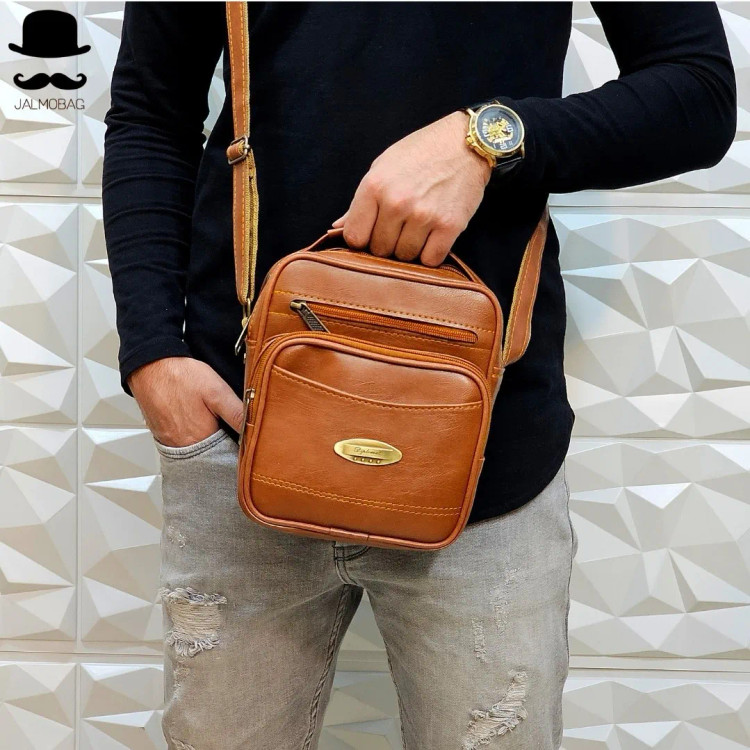 کیف دوشی مردانه چرمی دیپلمات بزرگ چرم صنعتی درجه یک (2)