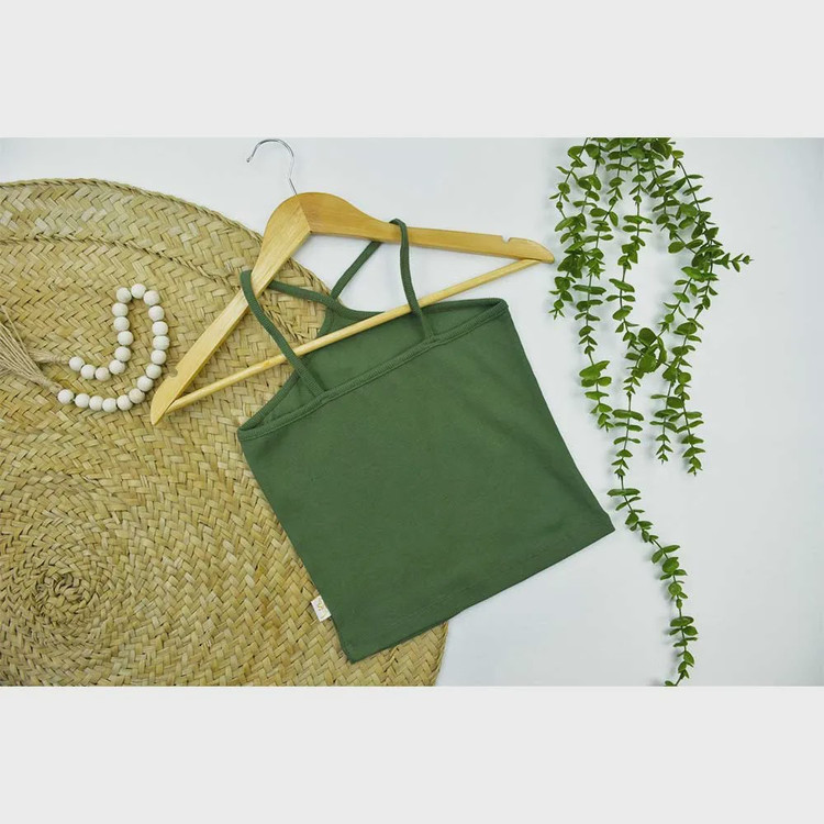 تاپ کبریتی زنانه بند ضربدری فری سایز