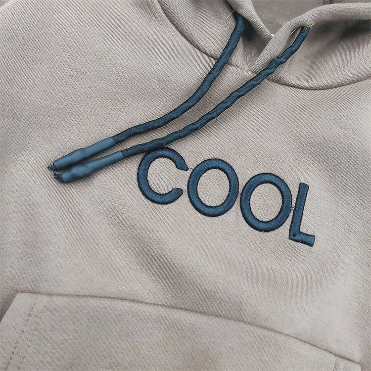 هودی دورس پسرانه کلاهدار طرح COOL با چاپ گلدوزی ضخیم
