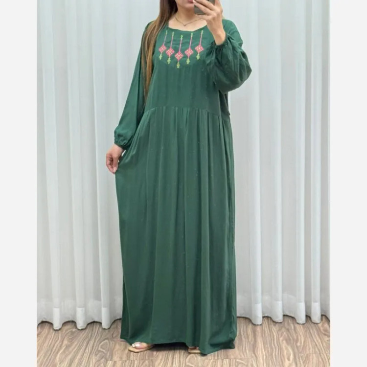 ساحلی نخی گلدوزی شده آی تکین فری سایز U7526 (2)