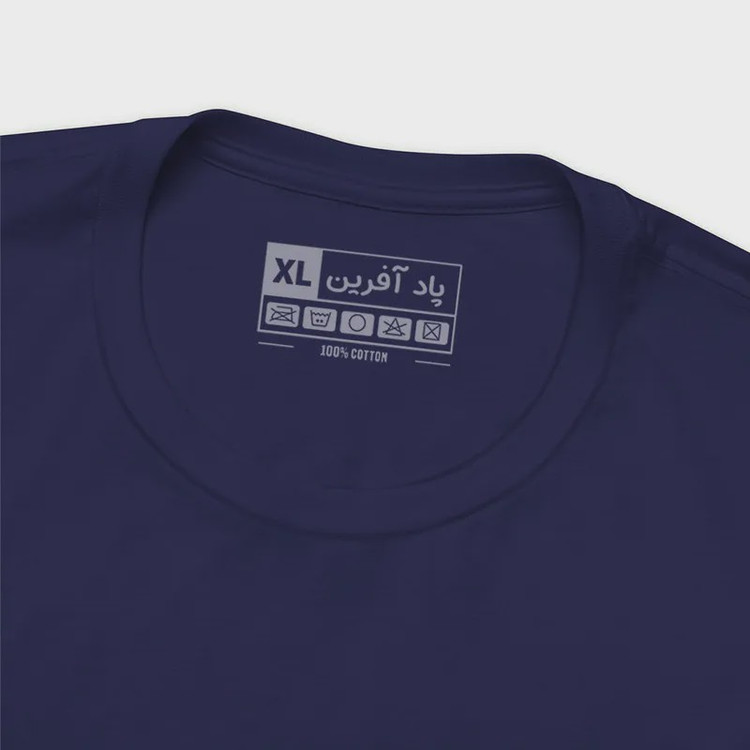 تیشرت آستین کوتاه مردانه یقه گرد نخی طرح سامورایی مدل 93