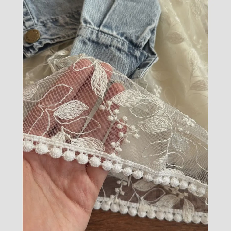 ست کت و سارافون دخترانه مجلسی آستردار مناسب 1.5 تا 7 سال