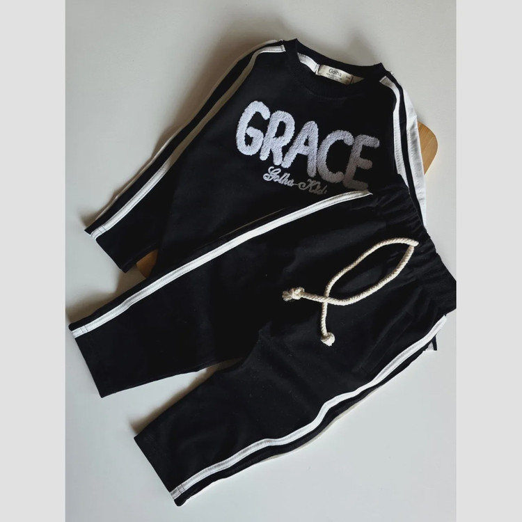 ست اسپرت دخترانه و پسرانه مدل GRACE دورس دو نخ سایز 40 تا 65