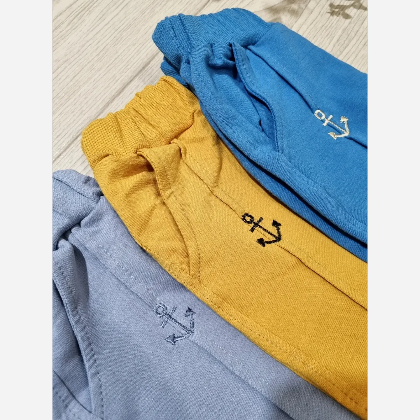 شلوار اسلش بچگانه طرح لنگر جنس دورس پنبه لاکرادار (2)